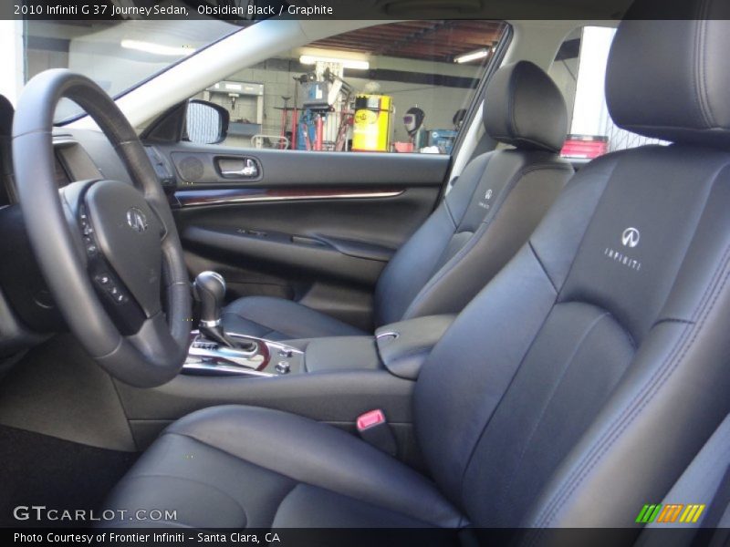 Obsidian Black / Graphite 2010 Infiniti G 37 Journey Sedan