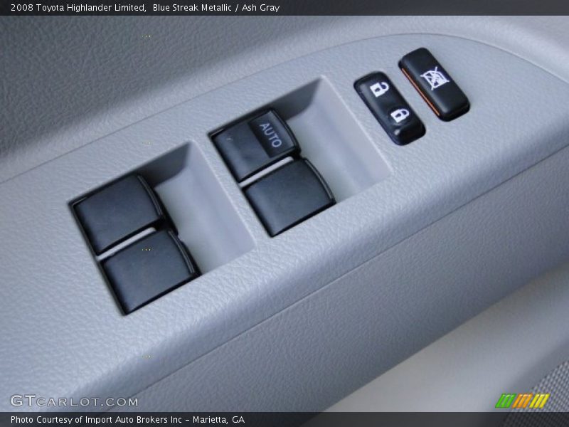 Blue Streak Metallic / Ash Gray 2008 Toyota Highlander Limited