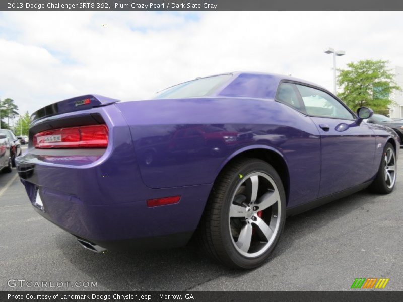 Plum Crazy Pearl / Dark Slate Gray 2013 Dodge Challenger SRT8 392