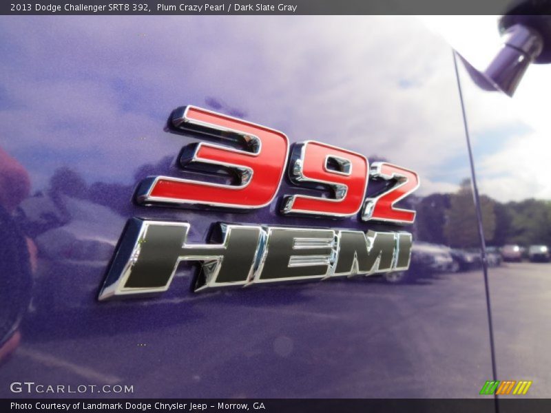 Plum Crazy Pearl / Dark Slate Gray 2013 Dodge Challenger SRT8 392