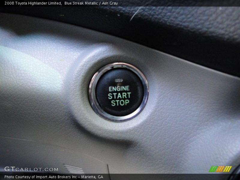 Blue Streak Metallic / Ash Gray 2008 Toyota Highlander Limited