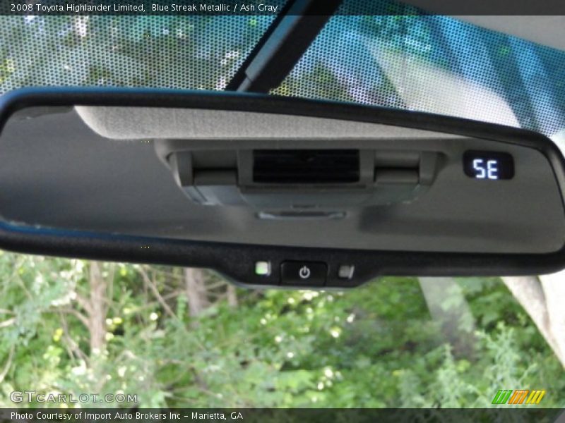 Blue Streak Metallic / Ash Gray 2008 Toyota Highlander Limited