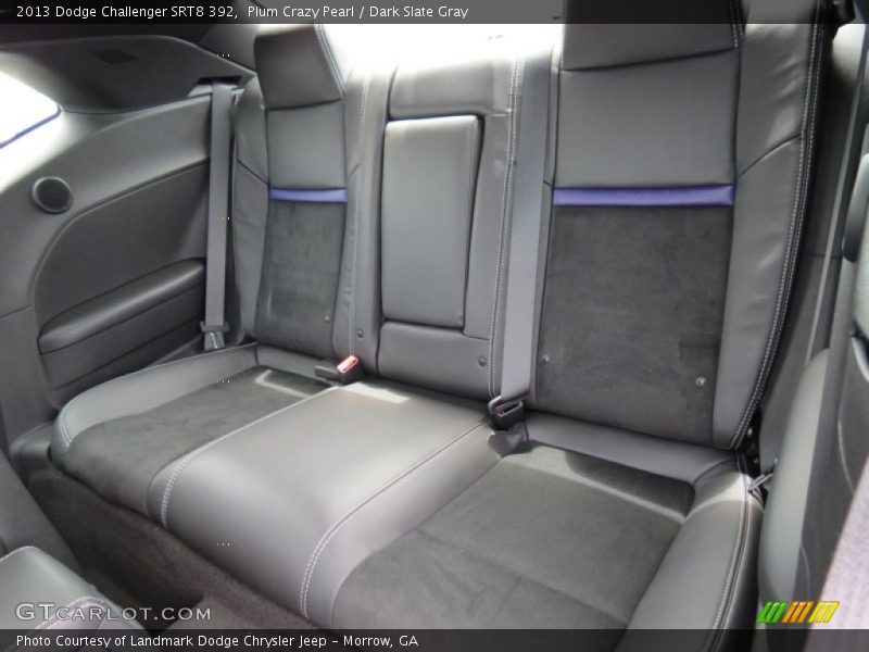 Rear Seat of 2013 Challenger SRT8 392