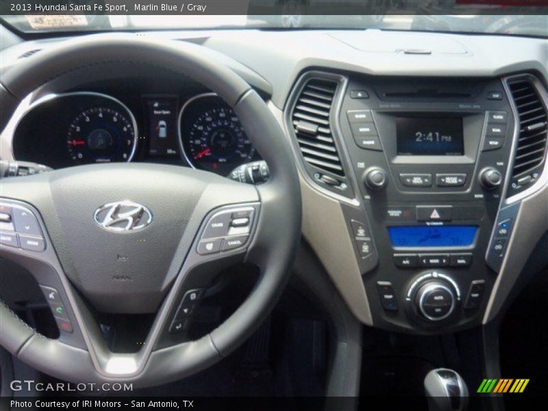 Marlin Blue / Gray 2013 Hyundai Santa Fe Sport