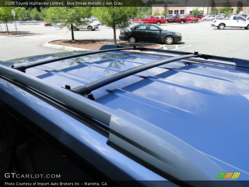 Blue Streak Metallic / Ash Gray 2008 Toyota Highlander Limited