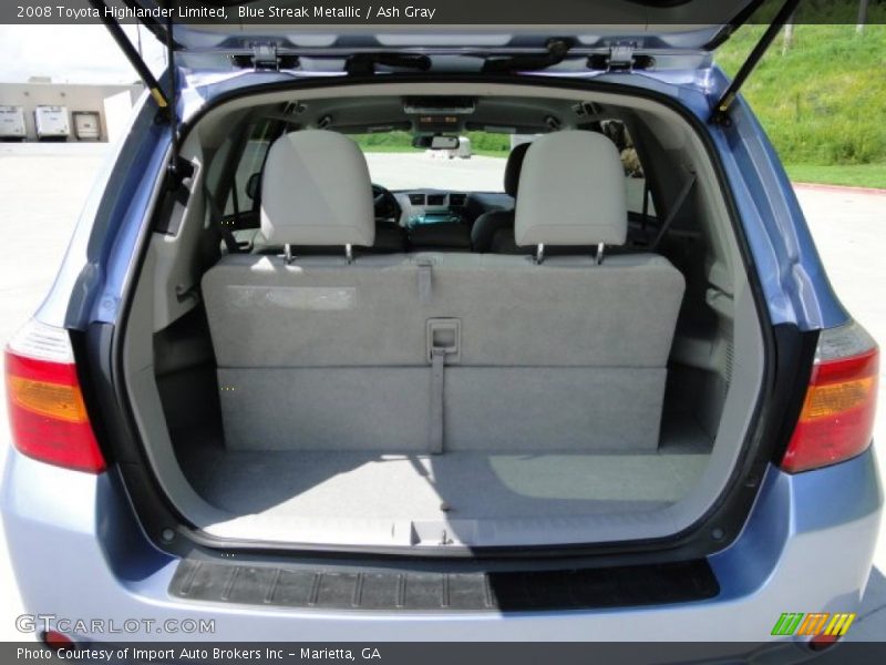 Blue Streak Metallic / Ash Gray 2008 Toyota Highlander Limited