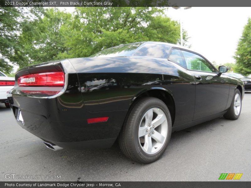 Pitch Black / Dark Slate Gray 2013 Dodge Challenger SXT