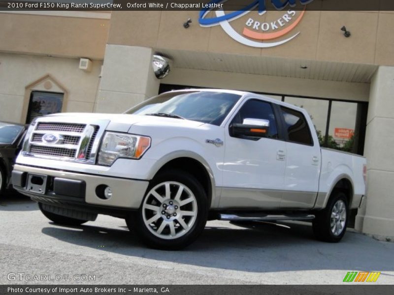 Oxford White / Chapparal Leather 2010 Ford F150 King Ranch SuperCrew