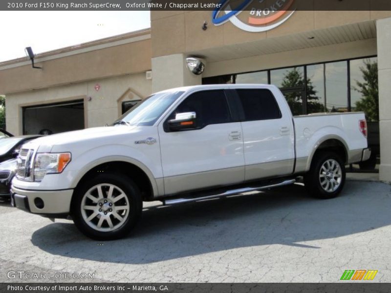 Oxford White / Chapparal Leather 2010 Ford F150 King Ranch SuperCrew