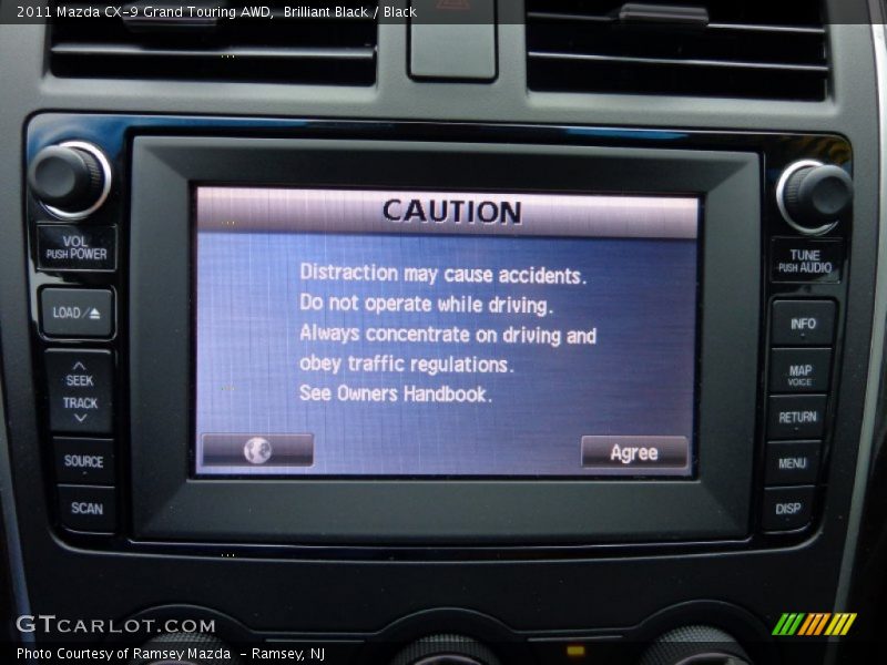 Brilliant Black / Black 2011 Mazda CX-9 Grand Touring AWD