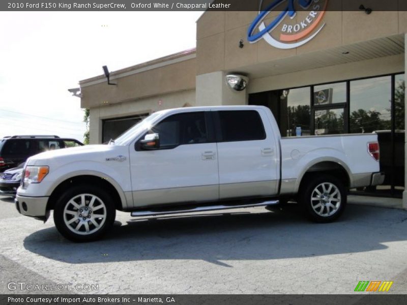 Oxford White / Chapparal Leather 2010 Ford F150 King Ranch SuperCrew