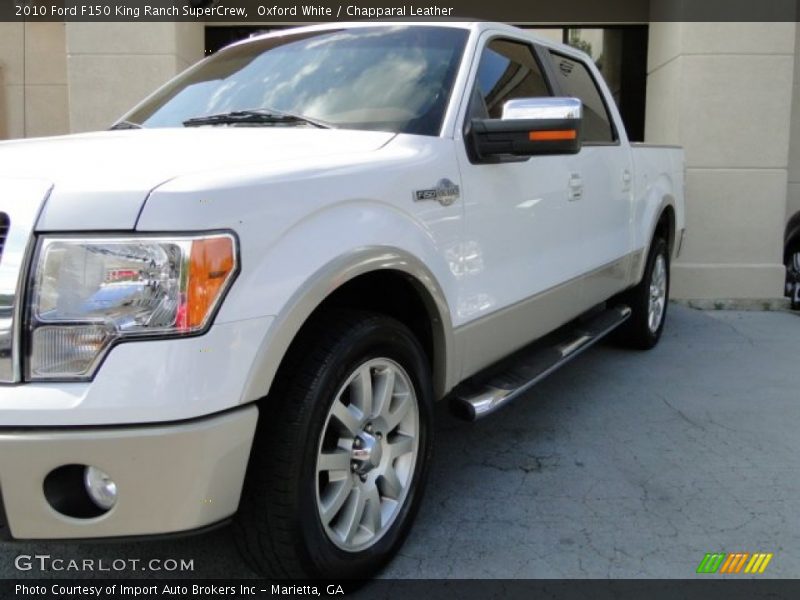 Oxford White / Chapparal Leather 2010 Ford F150 King Ranch SuperCrew