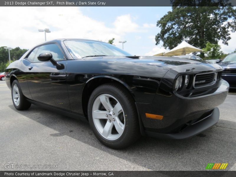Pitch Black / Dark Slate Gray 2013 Dodge Challenger SXT