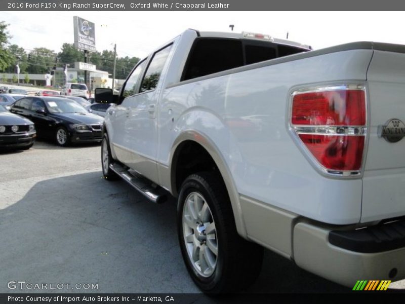 Oxford White / Chapparal Leather 2010 Ford F150 King Ranch SuperCrew