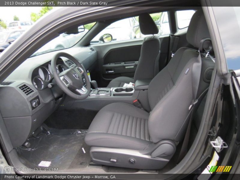 Pitch Black / Dark Slate Gray 2013 Dodge Challenger SXT