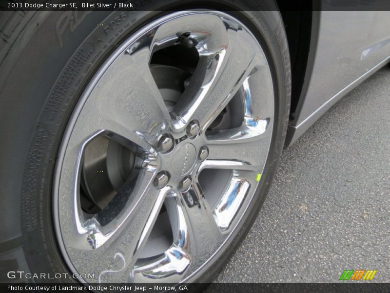 Billet Silver / Black 2013 Dodge Charger SE