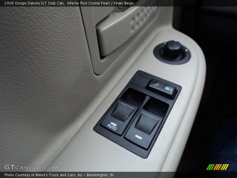 Inferno Red Crystal Pearl / Khaki Beige 2006 Dodge Dakota SLT Club Cab