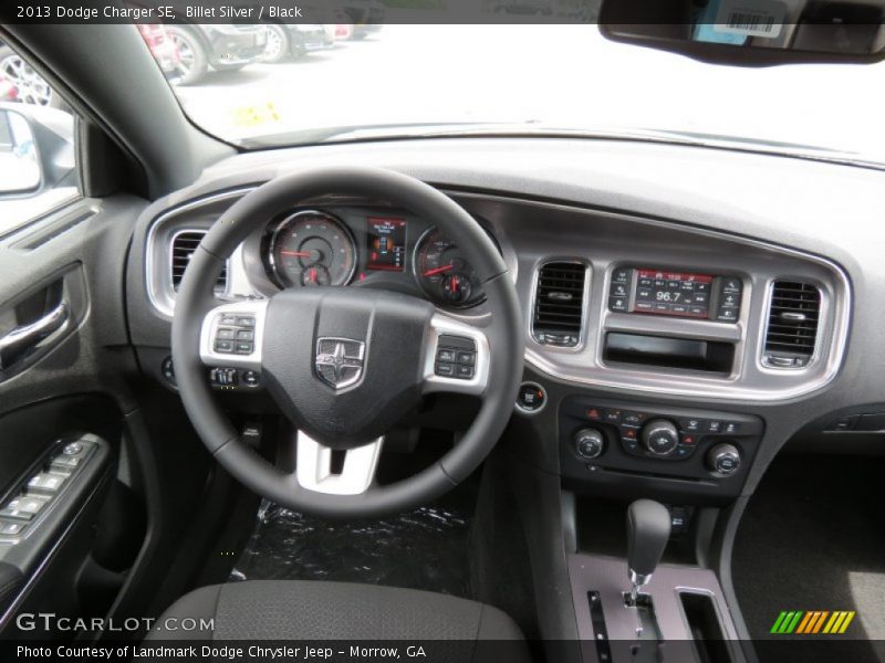 Billet Silver / Black 2013 Dodge Charger SE
