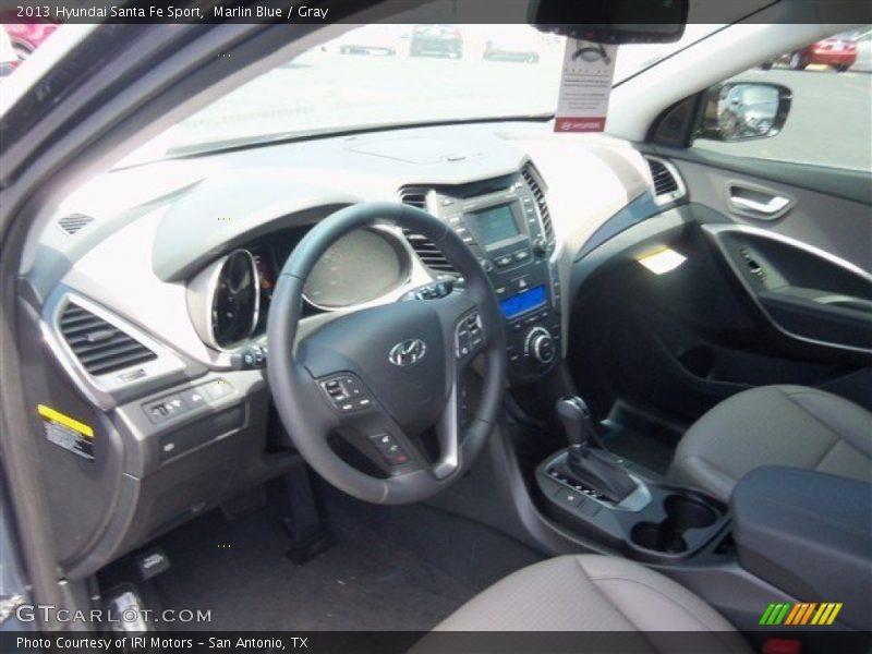 Marlin Blue / Gray 2013 Hyundai Santa Fe Sport