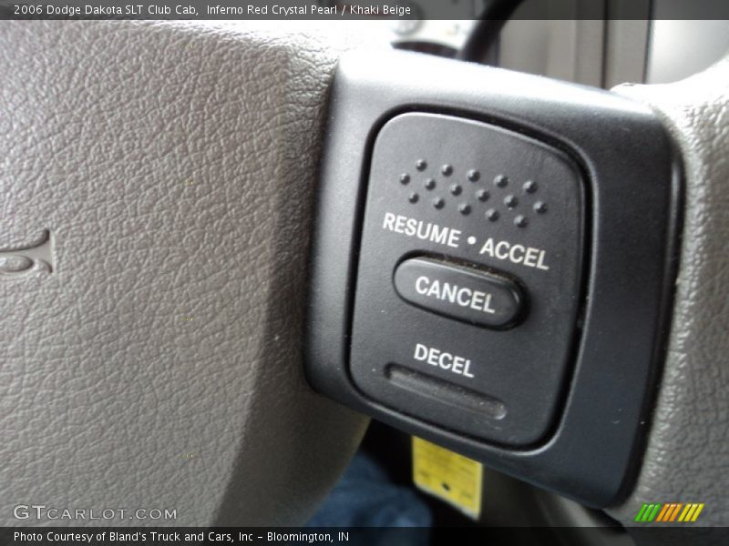 Inferno Red Crystal Pearl / Khaki Beige 2006 Dodge Dakota SLT Club Cab