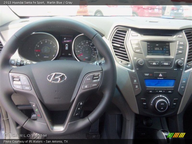 Marlin Blue / Gray 2013 Hyundai Santa Fe Sport
