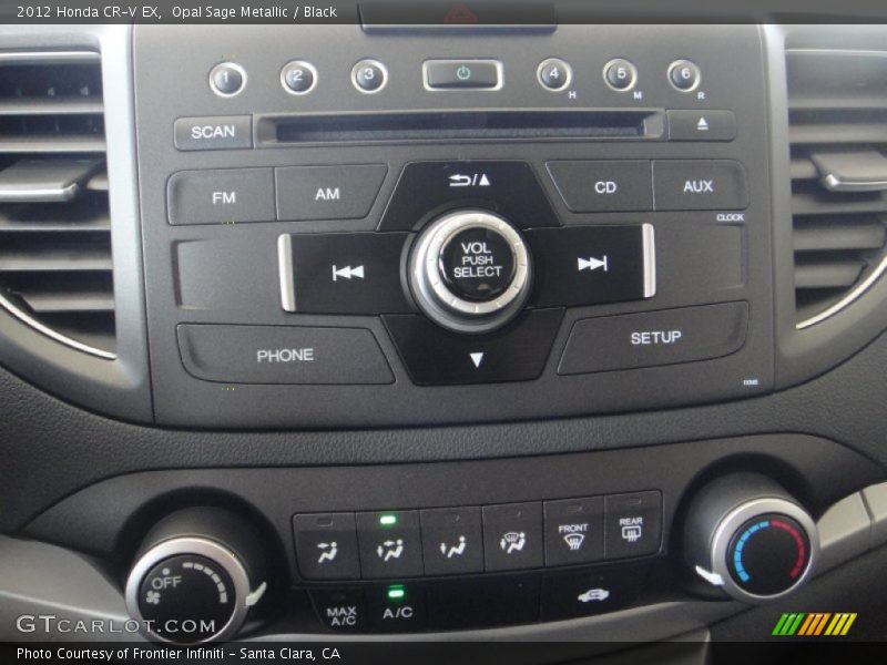 Controls of 2012 CR-V EX