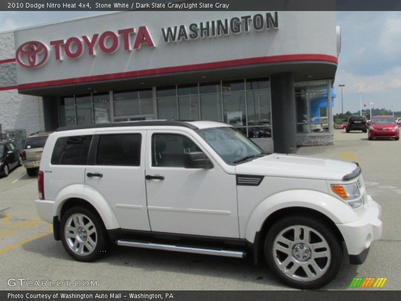 Stone White / Dark Slate Gray/Light Slate Gray 2010 Dodge Nitro Heat 4x4