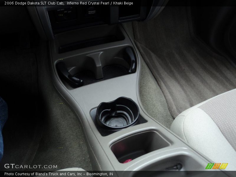 Inferno Red Crystal Pearl / Khaki Beige 2006 Dodge Dakota SLT Club Cab