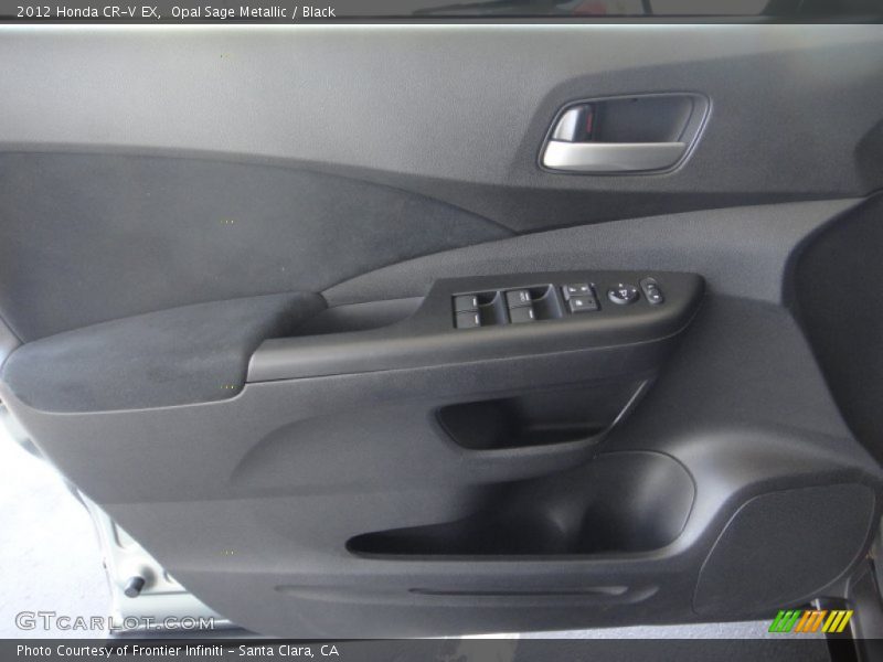 Opal Sage Metallic / Black 2012 Honda CR-V EX