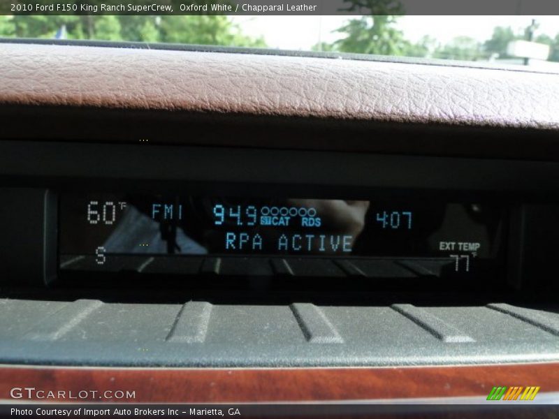 Oxford White / Chapparal Leather 2010 Ford F150 King Ranch SuperCrew