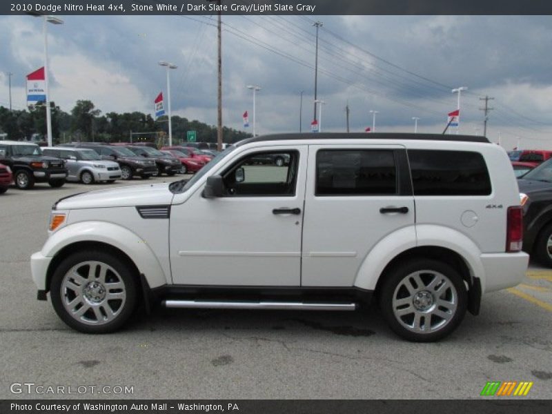 Stone White / Dark Slate Gray/Light Slate Gray 2010 Dodge Nitro Heat 4x4