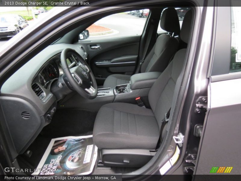 Granite Crystal / Black 2013 Dodge Charger SE