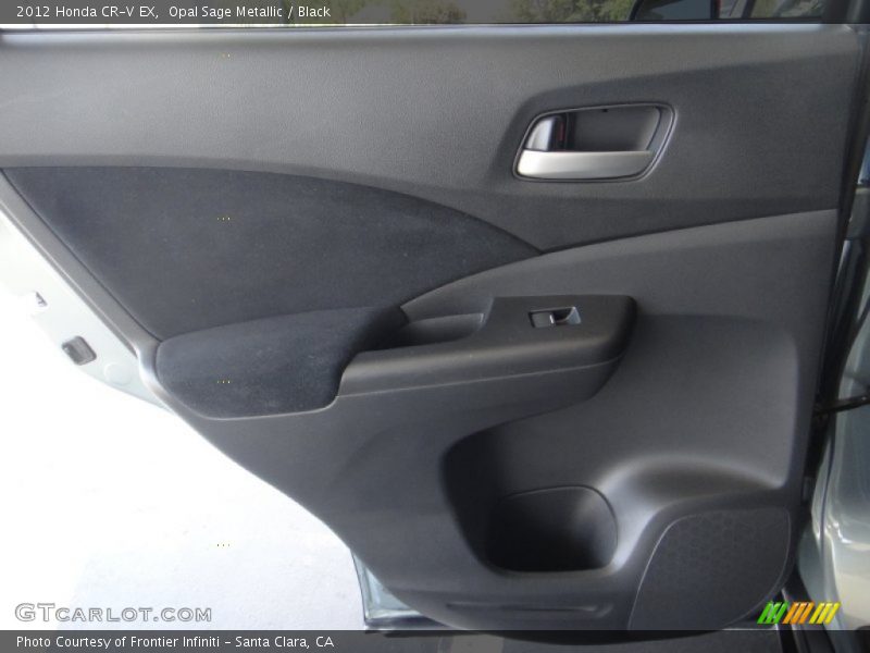 Opal Sage Metallic / Black 2012 Honda CR-V EX