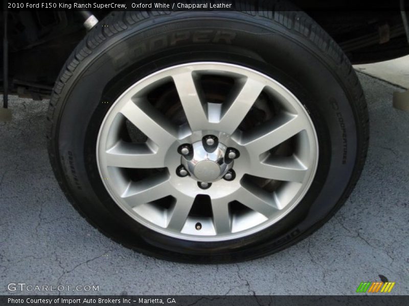 Oxford White / Chapparal Leather 2010 Ford F150 King Ranch SuperCrew