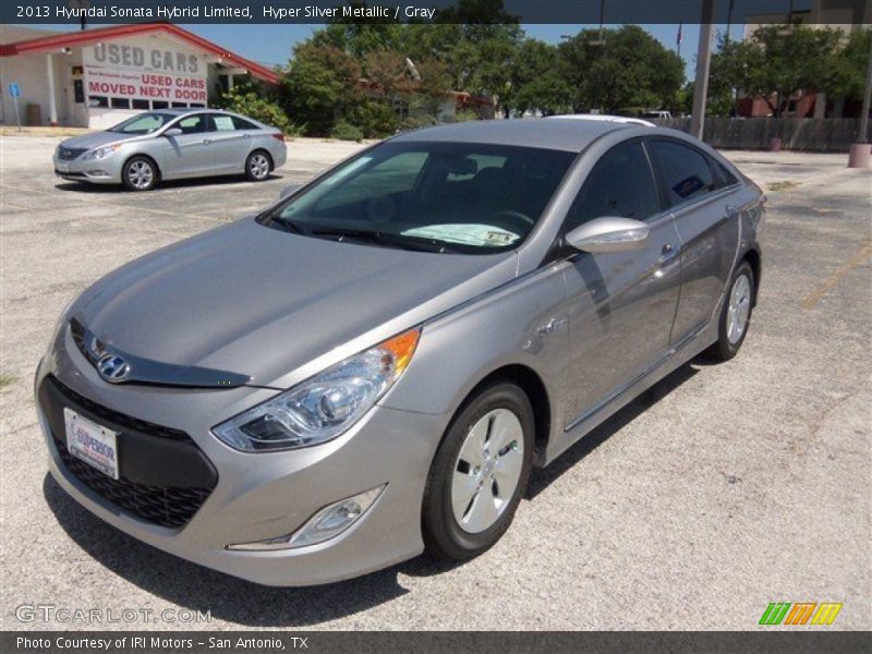 Hyper Silver Metallic / Gray 2013 Hyundai Sonata Hybrid Limited
