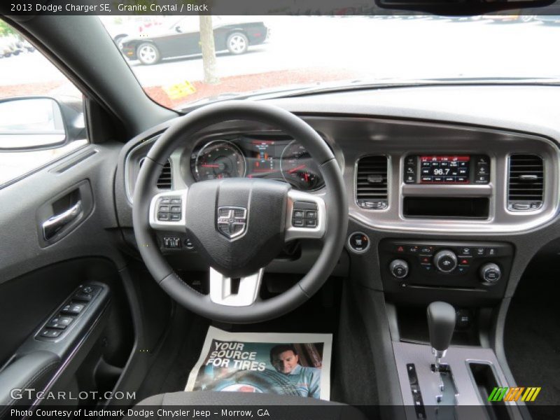 Granite Crystal / Black 2013 Dodge Charger SE