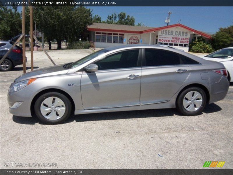 Hyper Silver Metallic / Gray 2013 Hyundai Sonata Hybrid Limited