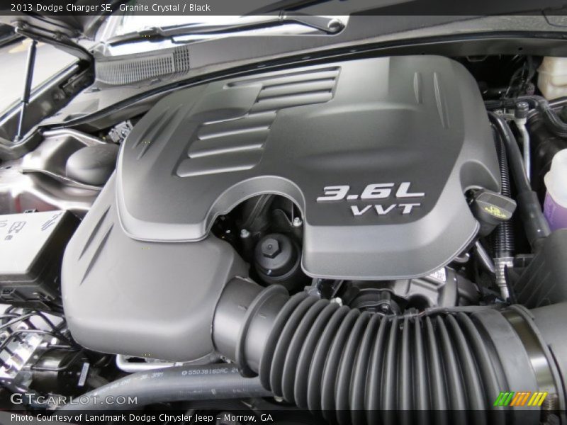 Granite Crystal / Black 2013 Dodge Charger SE