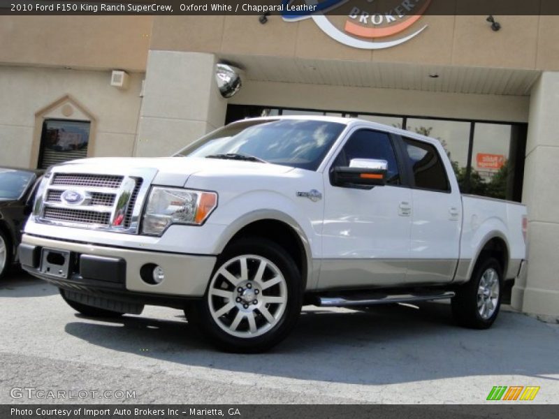 Oxford White / Chapparal Leather 2010 Ford F150 King Ranch SuperCrew