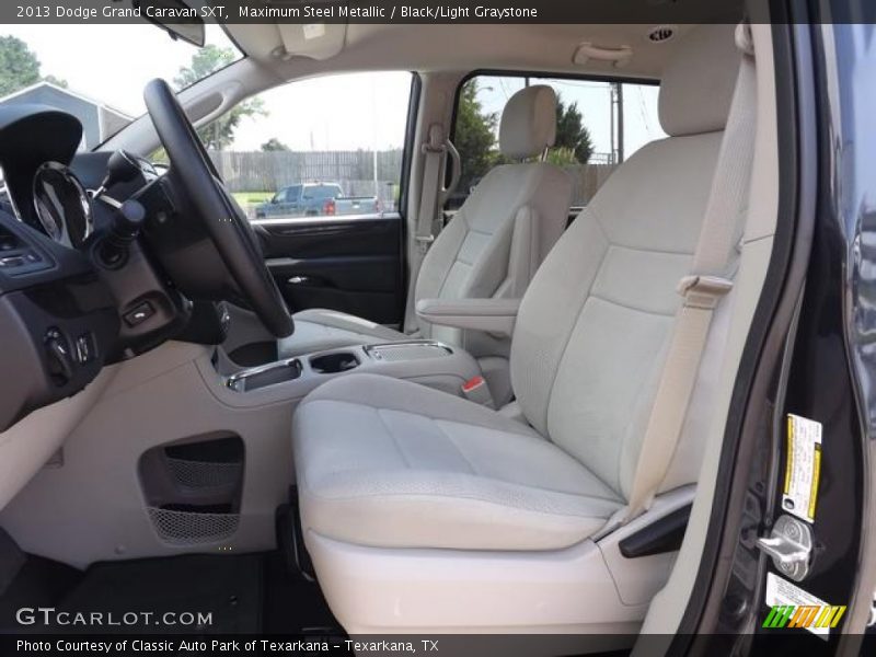 Maximum Steel Metallic / Black/Light Graystone 2013 Dodge Grand Caravan SXT