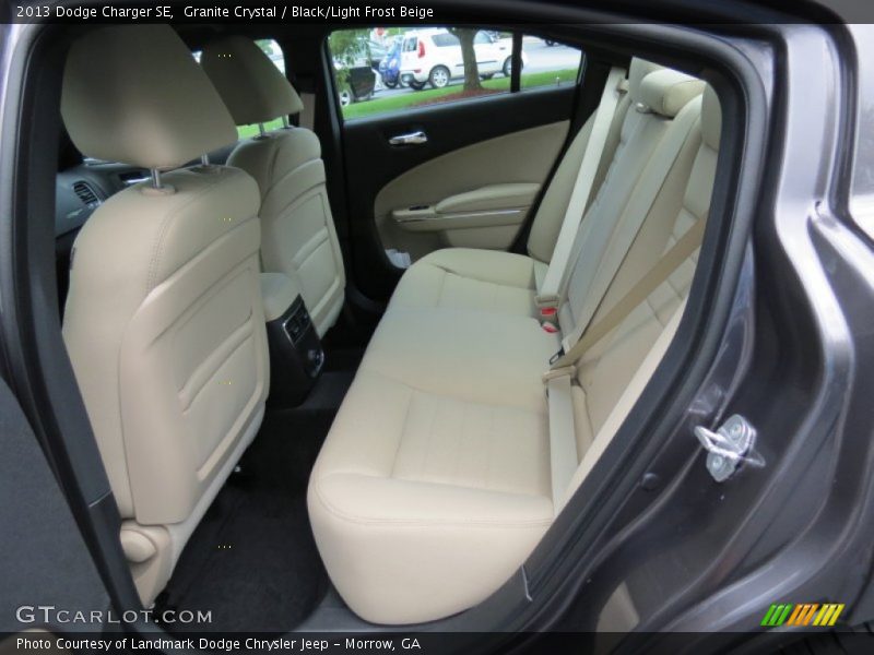 Granite Crystal / Black/Light Frost Beige 2013 Dodge Charger SE