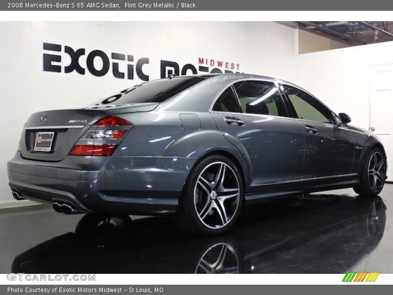 Flint Grey Metallic / Black 2008 Mercedes-Benz S 65 AMG Sedan