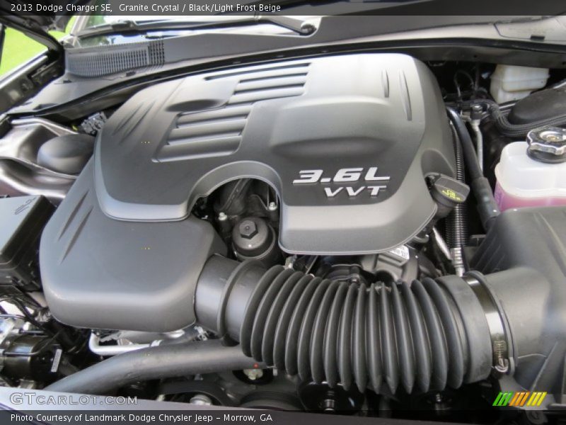 Granite Crystal / Black/Light Frost Beige 2013 Dodge Charger SE