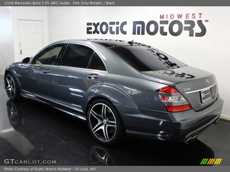 Flint Grey Metallic / Black 2008 Mercedes-Benz S 65 AMG Sedan