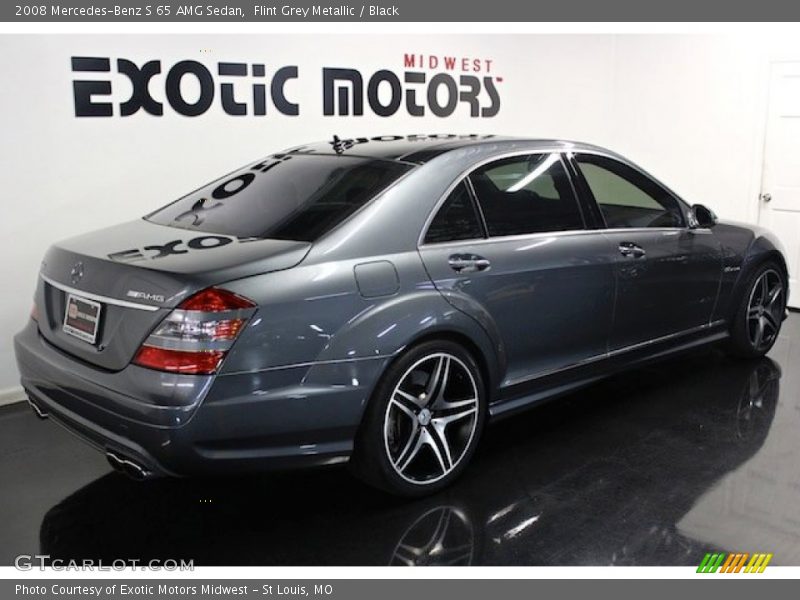 Flint Grey Metallic / Black 2008 Mercedes-Benz S 65 AMG Sedan
