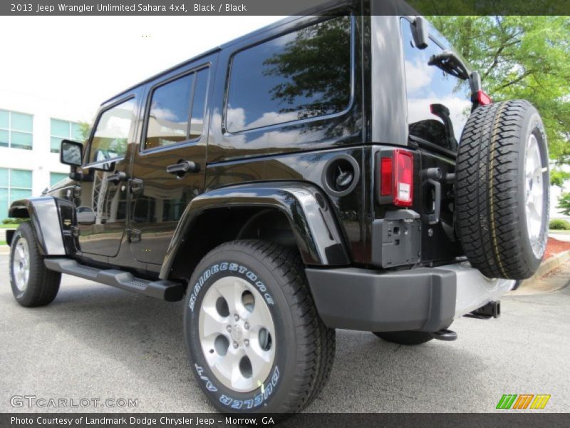 Black / Black 2013 Jeep Wrangler Unlimited Sahara 4x4