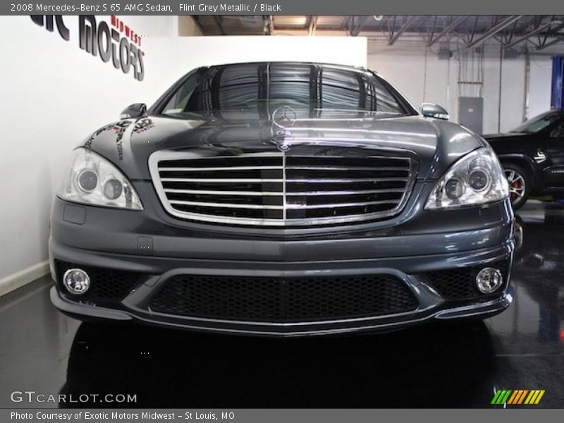 Flint Grey Metallic / Black 2008 Mercedes-Benz S 65 AMG Sedan