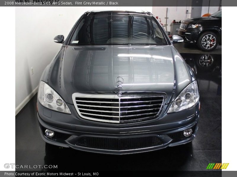 Flint Grey Metallic / Black 2008 Mercedes-Benz S 65 AMG Sedan