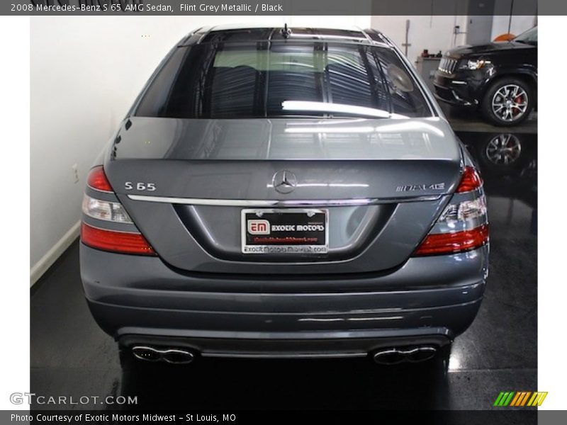 Flint Grey Metallic / Black 2008 Mercedes-Benz S 65 AMG Sedan