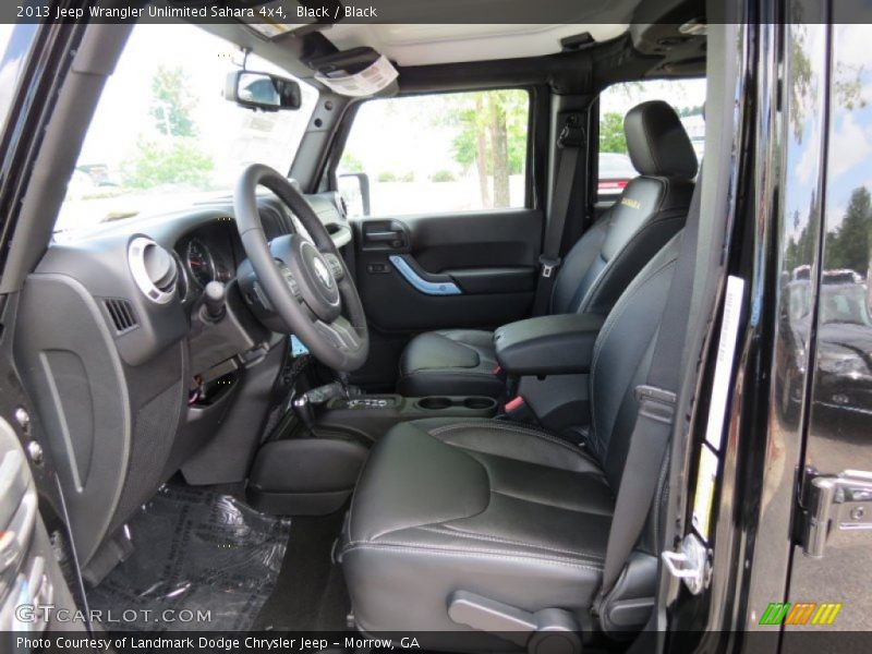 Black / Black 2013 Jeep Wrangler Unlimited Sahara 4x4